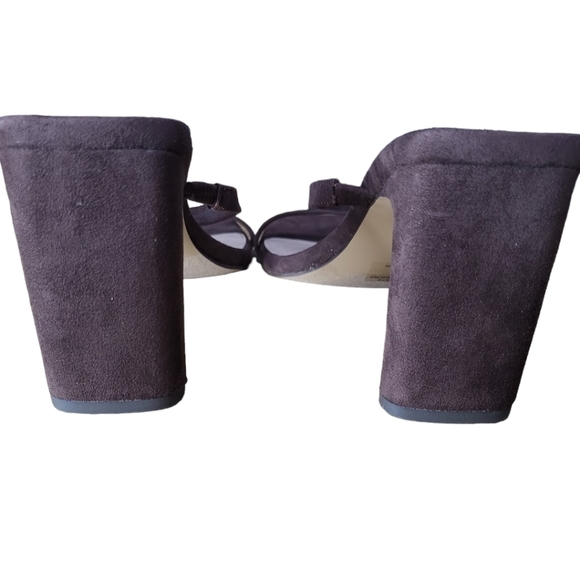 The Drop Avery Square Toe Heeled Sandles Color Coffee Bean Size 7.5 NWOT - Picture 7 of 9